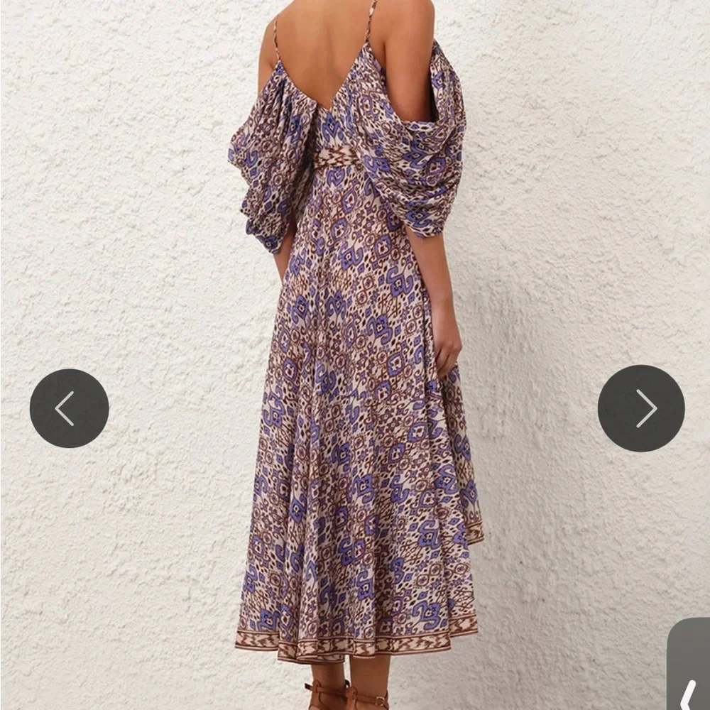 Zimmermann WYLIE WRAP MIDI dress - Picture 2 of 3